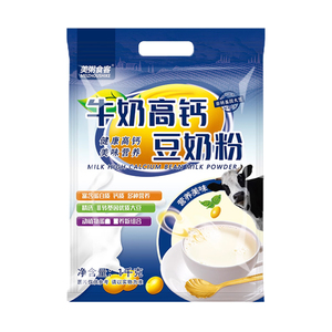 美粥食客牛奶高钙豆奶粉1000g独立包装学生早餐代餐家用小袋豆浆