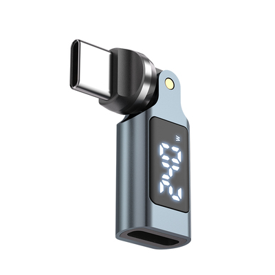 180度旋转240w快充转接头适用华为苹果iPhone15/16/17手机平板电脑540度旋转多角度充电数据传输转换器接头