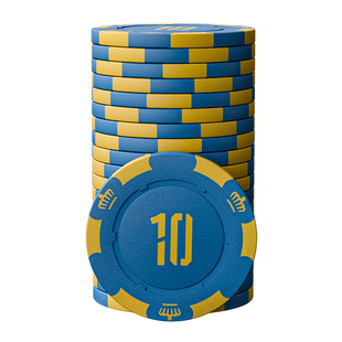 筹码麻将棋牌室专用打牌防水德州牌扑克卡片黏土加厚不掉色代币