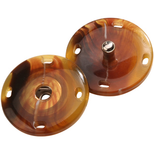 大衣暗扣树脂纽扣高档貂皮皮草按扣羊绒毛衣服隐形精致子母扣摁扣