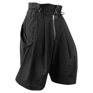 「讶梦」剑道阔腿五分裤透气速干城市通勤P12S-BK「侵蚀装备」