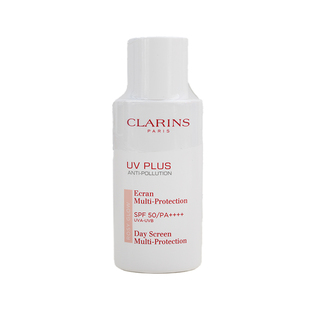 正品Clarins娇韵诗清透美白防晒霜隔离乳50ml粉色透明孕妇可用