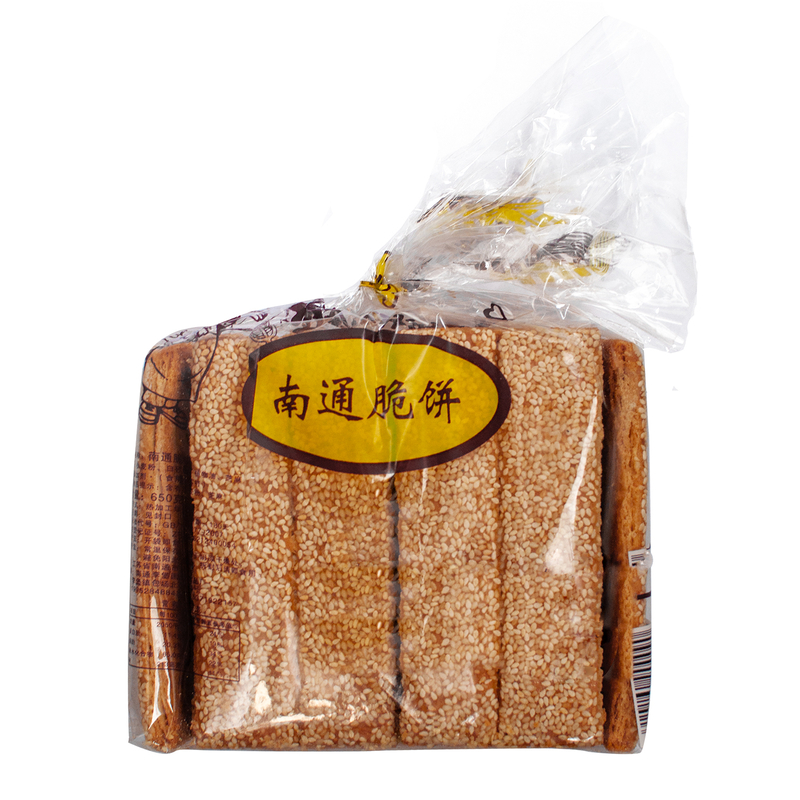 南通脆饼李堡特产传统中式酥皮芝麻酥脆手工糕点老酵苏琪脆饼类