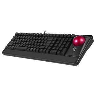 【超大轨迹球】322/522有线办公电脑大轨迹球机械键盘鼠标一体机