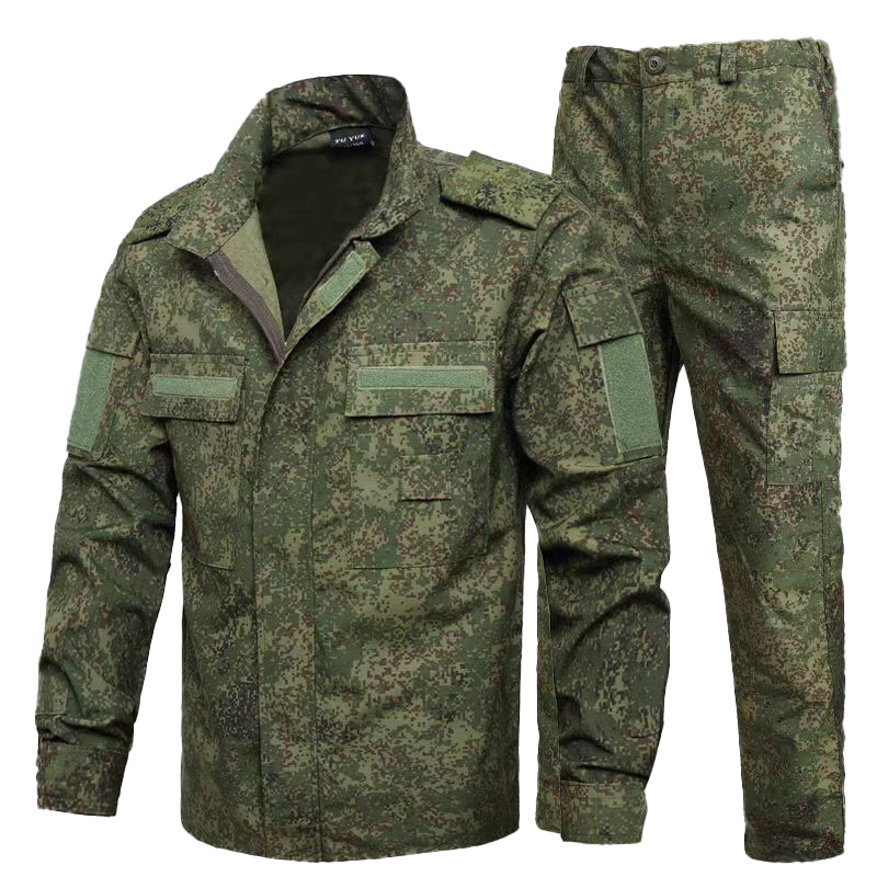 春秋特种兵俄罗斯小绿人战术迷彩服套装男正版迷彩服户外打猎服女