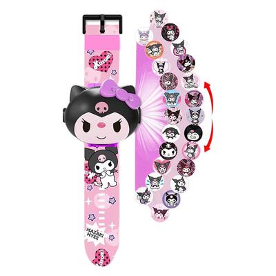 库络米投影手表卡通电子发光表