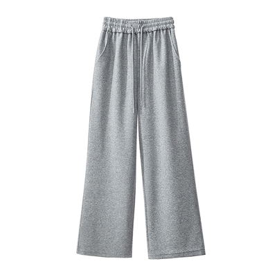 高腰慵懒三述长裤百搭阔腿裤