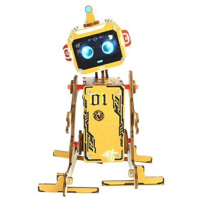 科教前沿科技小制作DIY声控机器人智能高科技玩具科学实验包小学