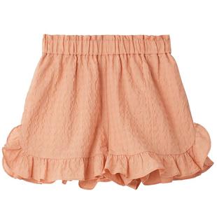 gelato pique春夏女睡裤柔软纯色松紧褶边短裤睡眠PWFP232322