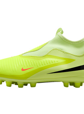 Nike/耐克正品2025秋季款儿童耐磨高帮一脚蹬足球鞋HQ2034-800