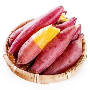 5斤新鲜现挖天目山小香薯正宗农家地瓜板栗红薯代餐粗粮红皮黄心