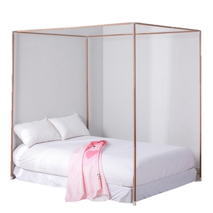 支持定制单独的蚊帐支架家用形杆子加粗厚铝合金管子买卖原实木色