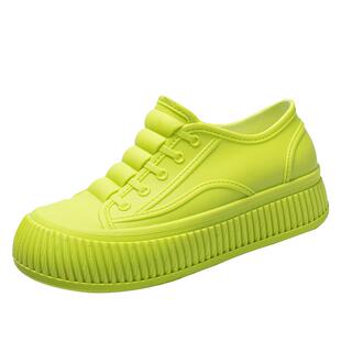 雨鞋女新款时尚软底外穿低帮加绒雨靴轻便内增高防滑胶鞋防水鞋女