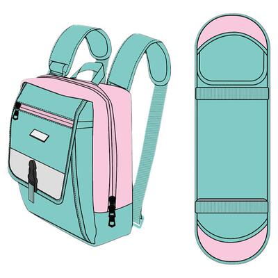 XXXsnow陆冲板包大容量双肩背包