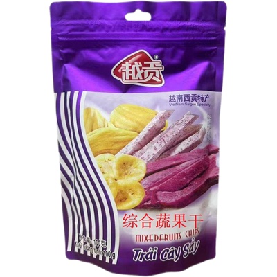越南进口越贡综合冻干蔬果脆片