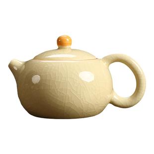 汝窑茶壶三才盖碗茶具套装泡茶杯茶漏轻奢高档功夫家用办公室会客