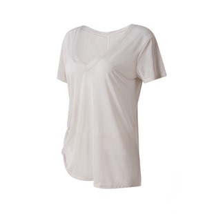 运动短袖女速干瑜伽服罩衫普拉提t恤宽松健身上衣网球羽毛球套装