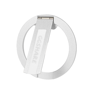 GGSHARE寄居蟹原创magsafe磁吸支架可旋转折叠圆形铝合金磁吸手机支架2025新款多巴胺设计桌面稳固小众高级感