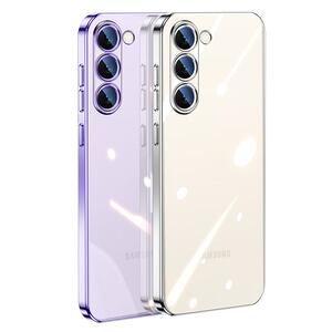 适用三星S23Ultra手机壳透明S23新款S22U超薄防摔S21+全包保护套GalaxyS20硅胶Samsung简约ultra个性S24男女