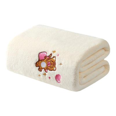 洁丽雅婴儿浴巾超柔吸水刺绣A类