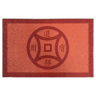 大门红色丝圈地垫凤凰宫主五色入户门垫2026年新款可定制裁剪脚垫