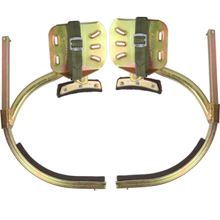 电工脚扣爬杆新款围杆电信工水泥杆脚爬电线杆脚蹬铁鞋加厚登高钩