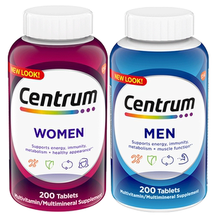 Centrum善存海外男女维生素b族复合营养200粒VEB族旗舰店
