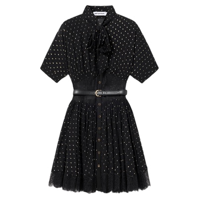 self-portrait衬衫连衣裙