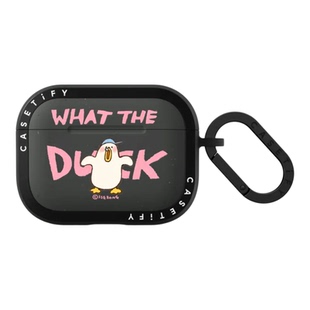 CASETiFY艺术家SSEBONG躺平鸭无线蓝牙耳机保护套适用苹果AirPods4/3雾面Pro3/2/1强韧防摔壳镜面潮卡通可爱