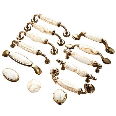 现代简约风仿古抽屉五金陶瓷拉手