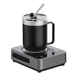 桌面快速制冷杯垫办公室制冷机加热保温恒温两用冰镇饮料热牛奶器