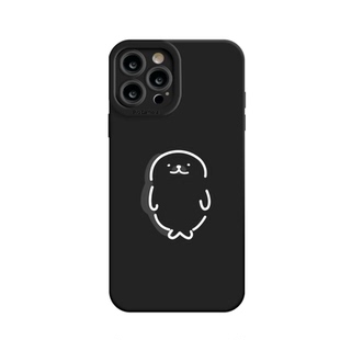 可爱小海豹~适用苹果17pro手机壳16小米15华为mate70pro荣耀500/Pura80一加Ace6/Findx9个性iQOOneo11红米K90