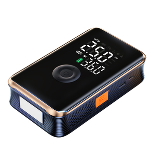 汽车紧应急启动电源车载充气泵一体机备用电瓶搭电宝强启打火神器