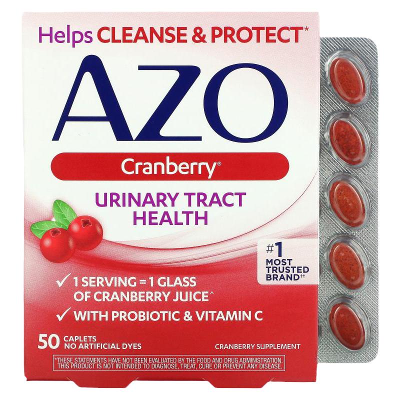 AZO女性私护益生菌蔓越莓精华维生素C清洁泌尿系统健康