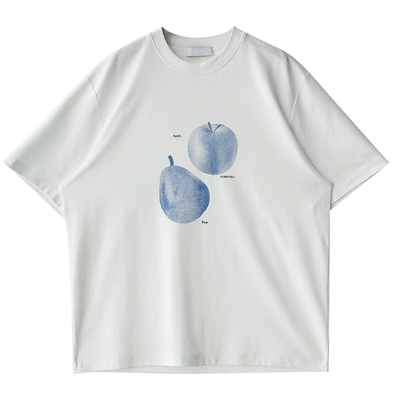 NickTian韩系水果印花短袖T恤男