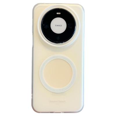拓岚 适用华为mate80pro新款手机壳双层奶白晕染磨砂mate80promax磁吸mate70/60情侣pura70/80ultra硅胶男女