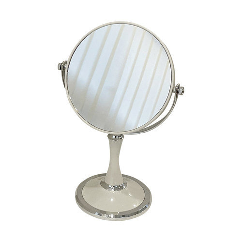 欧式复古高级化妆镜桌面台式ins双面镜子家用宿舍学生大号梳妆镜