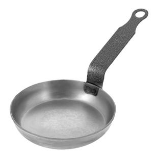 法国de Buyer平底锅迷你煎蛋锅热油锅铁锅碳钢锅蓝钢锅早餐锅12cm