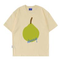 WASSUP鴨梨大短袖T恤男夏季潮牌
