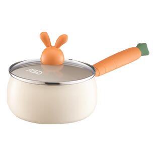 爱仕达陶瓷小奶锅无化学涂层不粘锅宝宝辅食锅汤锅官方旗舰店正品