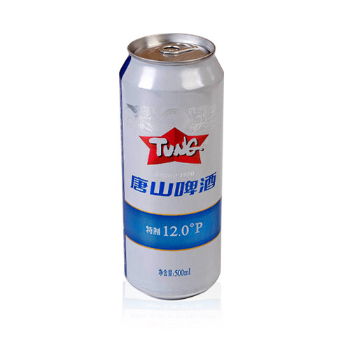 唐山 12°啤酒   4罐装  500毫升  特制清爽  12度 整箱  包邮