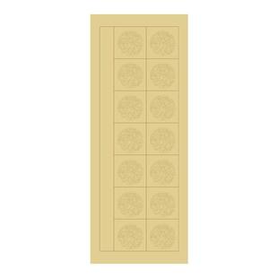 徽状元蜡染高档套色瓦当七言对联宣纸半生熟仿古色14言毛笔书法作品创作专用手工纸行楷书法专用比赛宣纸批发