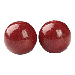 原矿紫金沙朱砂散珠圆珠手链佛珠帝王砂辰砂高含量单颗多宝配饰