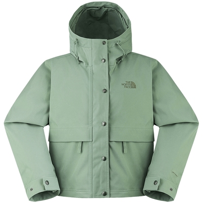 北面女棉服二合一防水冲锋衣