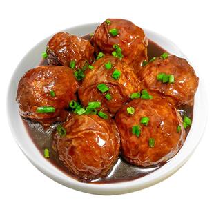 肉馅面筋正宗无锡特产油面筋塞肉卤味熟食品开袋即食小吃猪肉