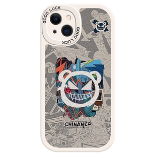 适用红米note13Pro手机壳Redmi新款潮note12腕带11e高级POR支架NOTE10全包NOTE9/8防摔11T男女邪恶熊的保护套