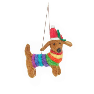 feltsogood 丘比特小猪比基尼小狗美人鱼小兔明星同款羊毛毡挂件