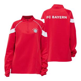【官方正版】拜仁慕尼黑足球俱乐部 | 红色训练长袖足球迷拼色