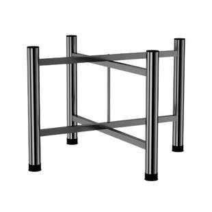 不锈钢圆桌加厚桌腿折叠支架大桌架桌脚架子方桌实木活动餐桌脚