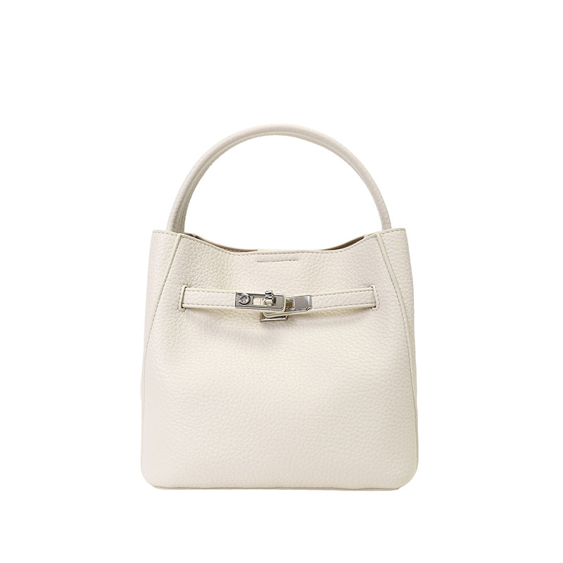 南风Chio2nd 荔枝纹水桶包包女士2026新款高级感通勤手提包斜挎包